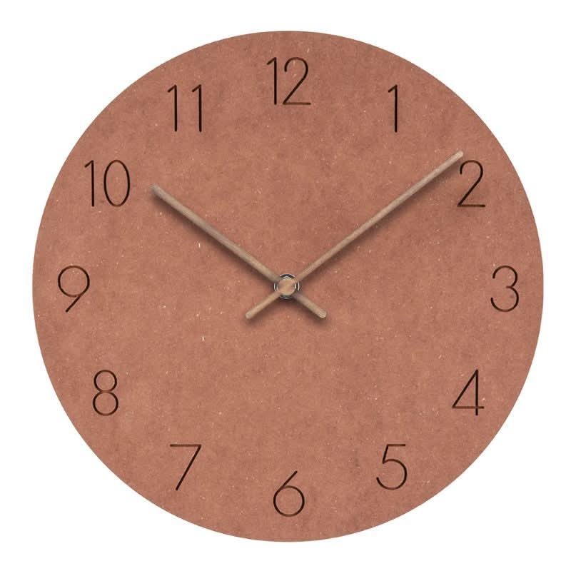 Quiet Modern Wooden Wall Clock