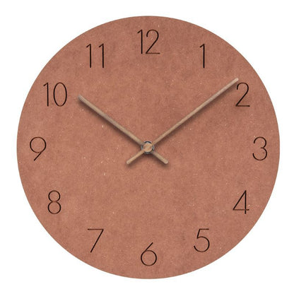 Modern Slim White Wall Clock 29cm