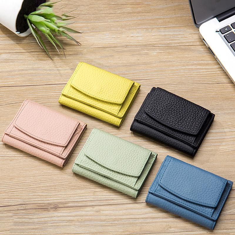Genuine Leather Slim RFID Wallet
