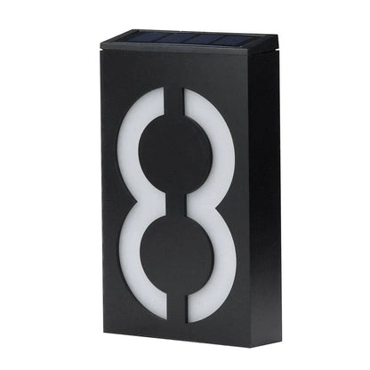 Befez Solar Powered House Number Sign