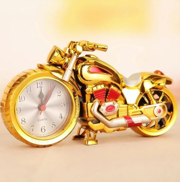 Vintage Bike Alarm Clock - Moto Time