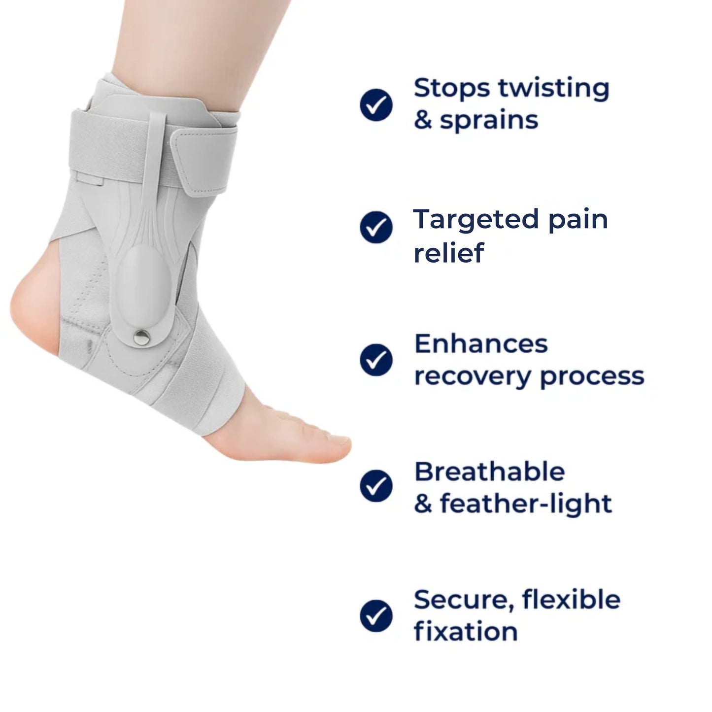Supportive Ankle Brace for Everyday Pain Relief