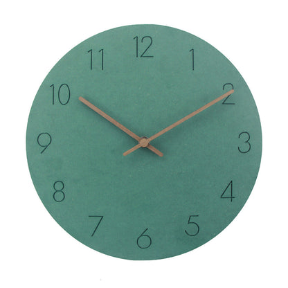 Modern Slim White Wall Clock 29cm