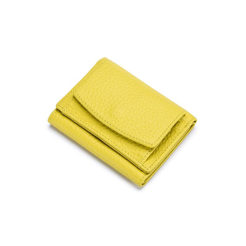 Genuine Leather Slim RFID Wallet