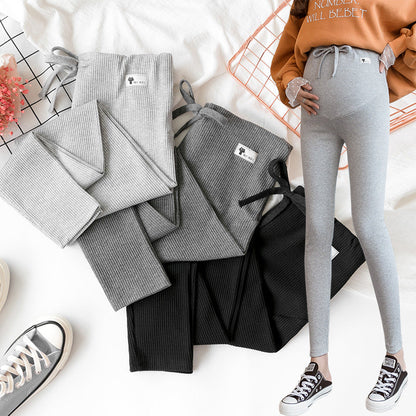 Soft Maternity Velvet Leggings