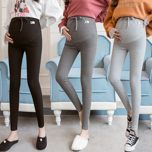 Soft Maternity Velvet Leggings - Befez