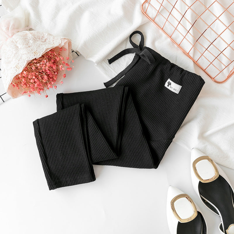 Soft Maternity Velvet Leggings