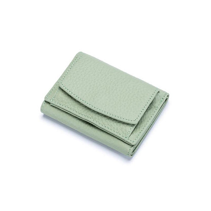 Genuine Leather Slim RFID Wallet