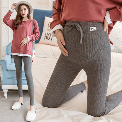 Soft Maternity Velvet Leggings