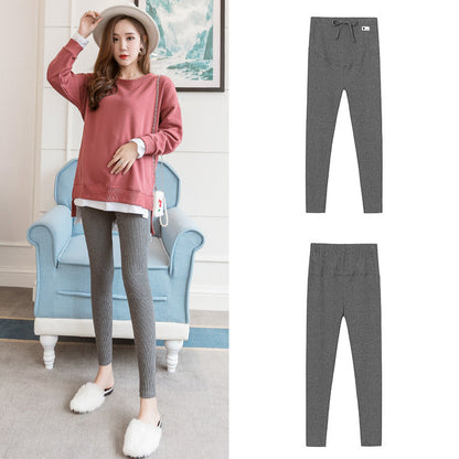 Soft Maternity Velvet Leggings