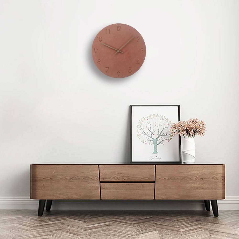 Quiet Modern Wooden Wall Clock