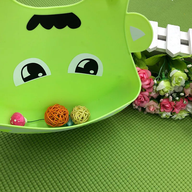 Soft Baby Bibs – Cute Animal Silicone Feeding Bib Set