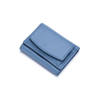 Genuine Leather Slim RFID Wallet