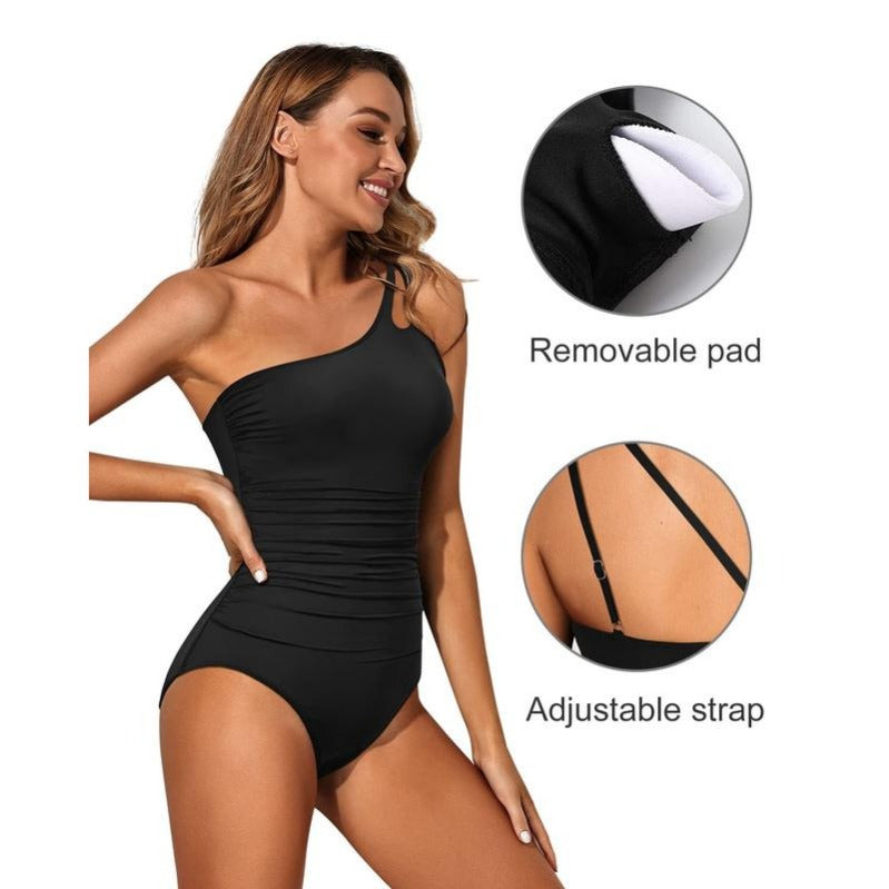 Slimming Halter Neck Women's Swimsuit