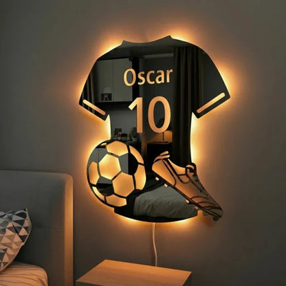 Reflective LED Sweatshirt with Adjustable Mirror Effect