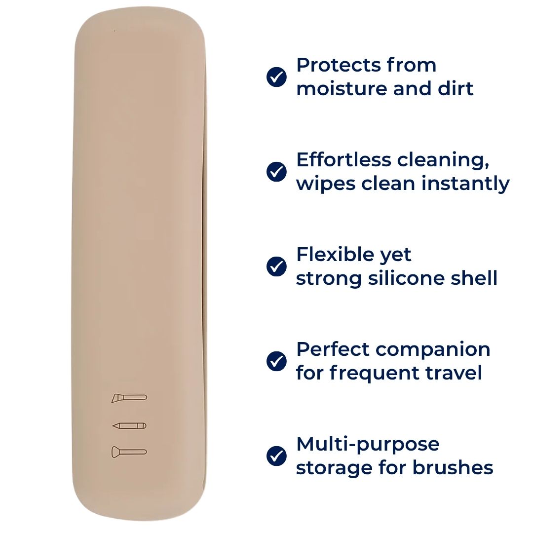 Waterproof Silicone Brush Storage Case