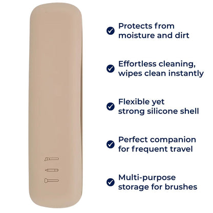 Waterproof Silicone Brush Storage Case