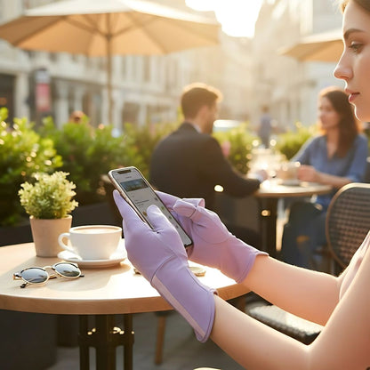 Cooling Bike Gloves with Touchscreen Fingers