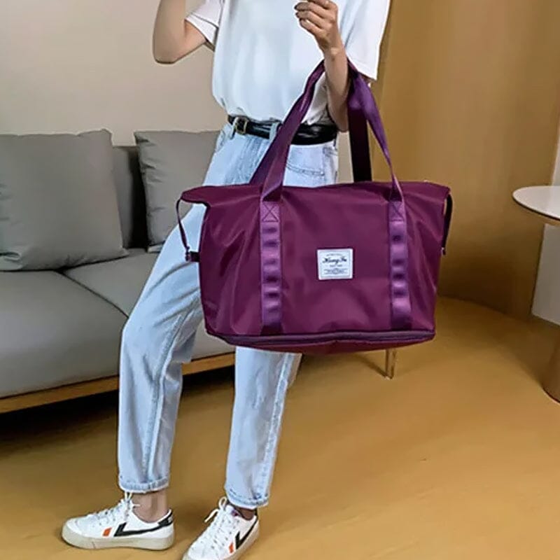 Spacious Dual Compartment Water Resistant Travel Bag