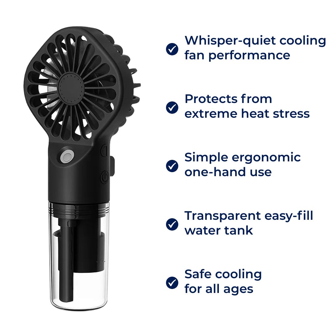 Compact Personal Misting Fan Spray