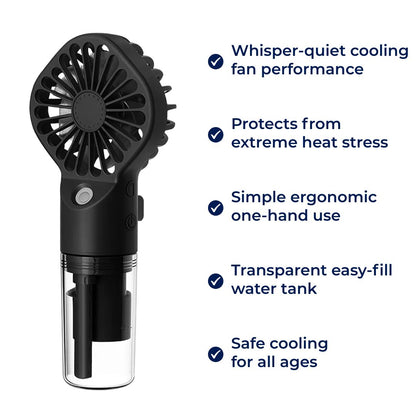 Compact Personal Misting Fan Spray