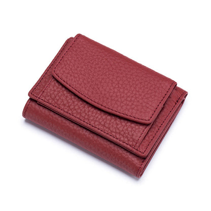 Genuine Leather Slim RFID Wallet