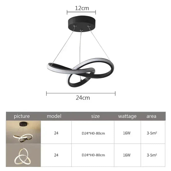 Stylish LED Ceiling Light - WaveGlow