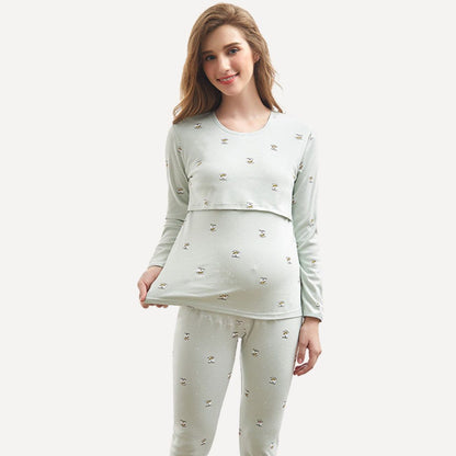 Cozy Maternity Dress for Lounging at Home