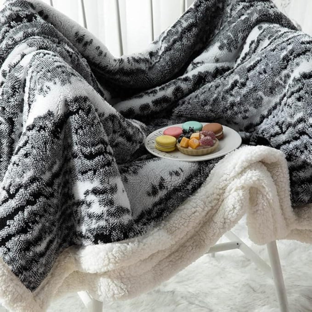 Soft Plush Faux Fur Throw Blanket