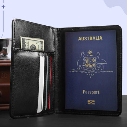 Travel Leather Passport Holder Wallet