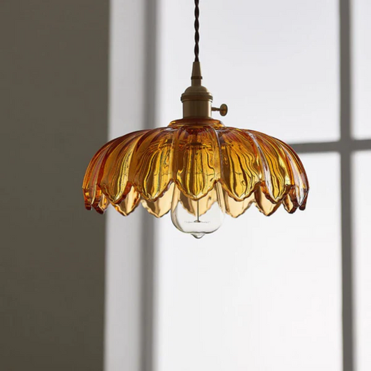 Retro Style Glass Pendant Light - Befez