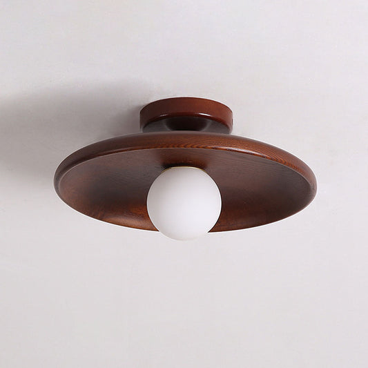Simple Wood Round Ceiling Lamp for Home Lighting - Befez