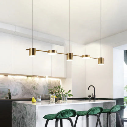 Sleek Metal Hanging Light - AuraDrum