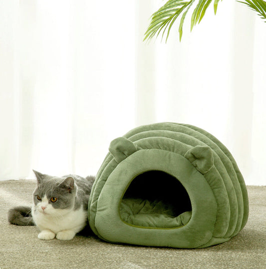 Cozy Pet Bed Warm Foldable Cat Dog House - Befez
