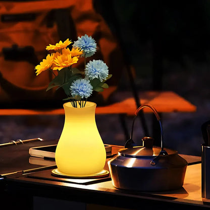 Beautiful Floral Glass Vase