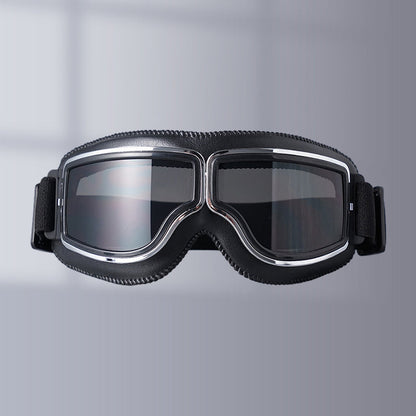 Classic Biker Goggles with Swap Lenses and Cushioning