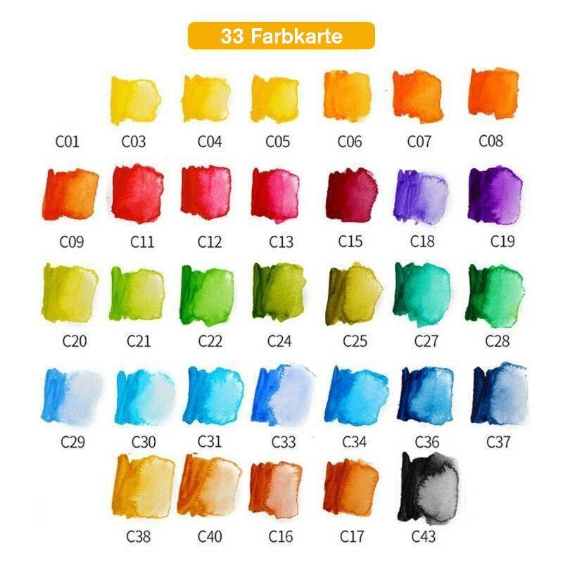 Vibrant Watercolor Gouache Paint Set
