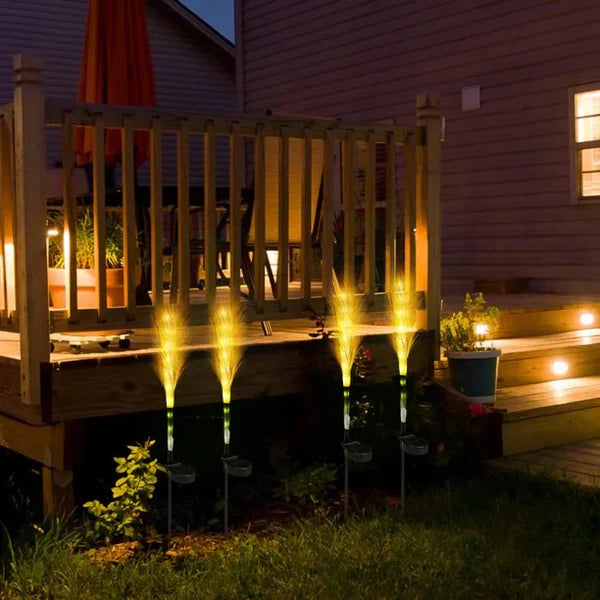 Natural Rattan Outdoor Garden Lamp