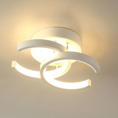 Modern Black LED Ceiling Fixture