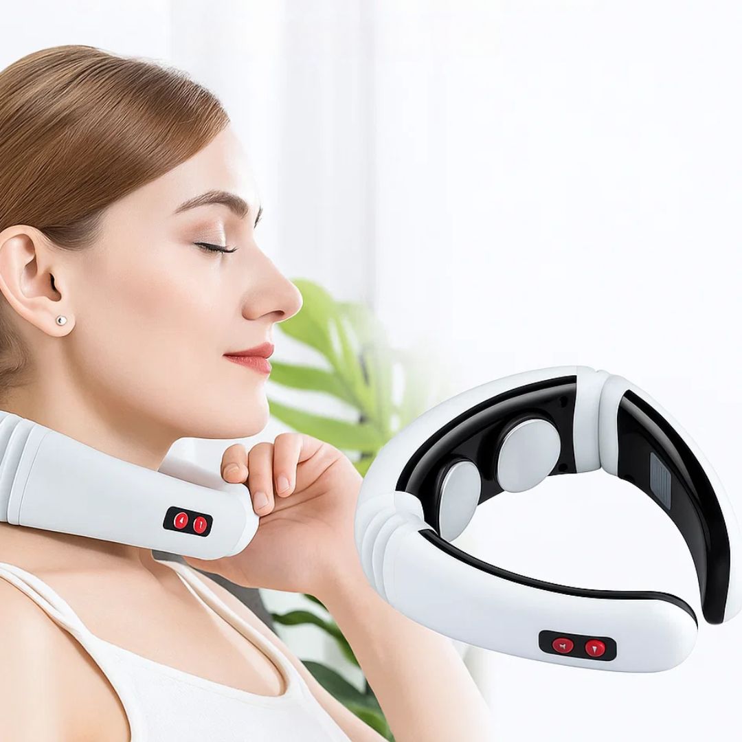 Compact Vibration Neck Massager for Pain Relief