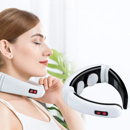 Compact Vibration Neck Massager for Pain Relief