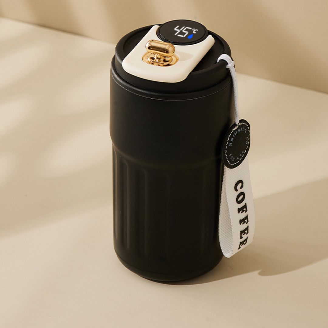 Insulated Stainless Steel Smart Coffee Mug 450ml