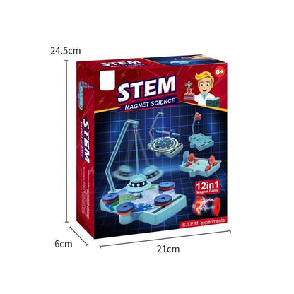 Magnetic Science Kit with Levitating Globe