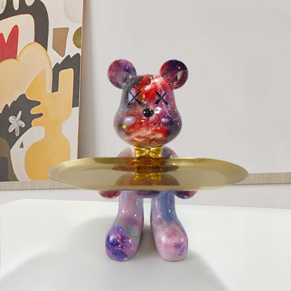 Stylish Bear Figurine Home Decor Statue