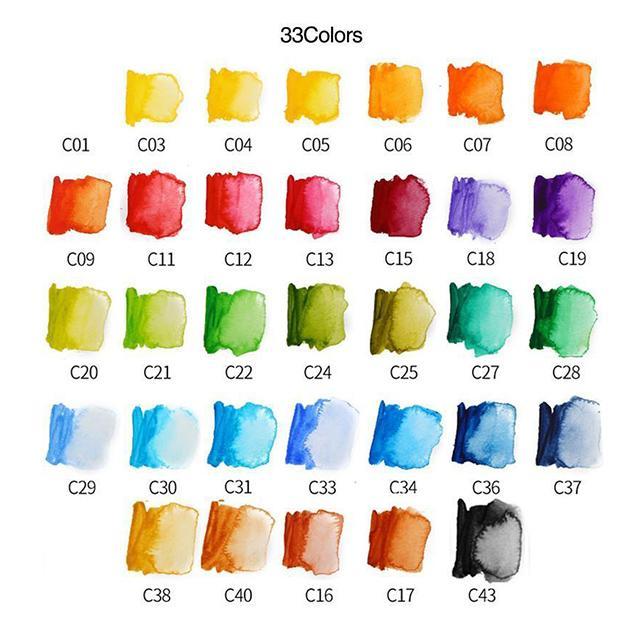 Compact Travel Watercolor Paint Sets