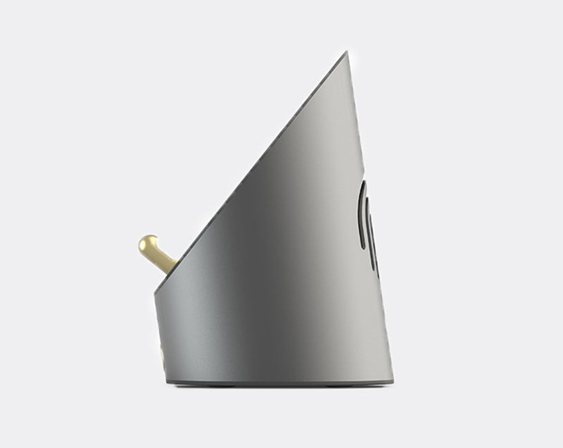 Compact Wireless Desktop Speaker with Clock and Phone Stand