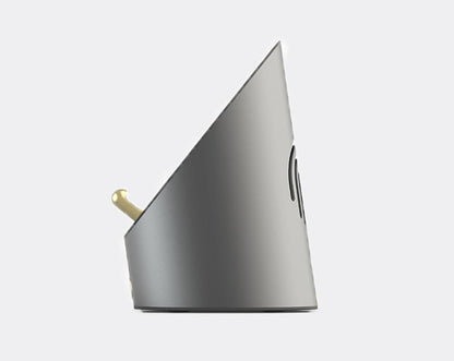 Compact Wireless Desktop Speaker with Clock and Phone Stand