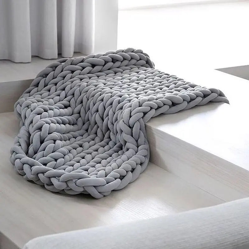 Plush Knit Weighted Blanket for Relaxation