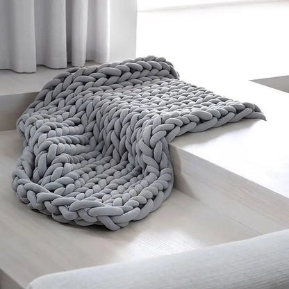 Plush Knit Weighted Blanket for Relaxation