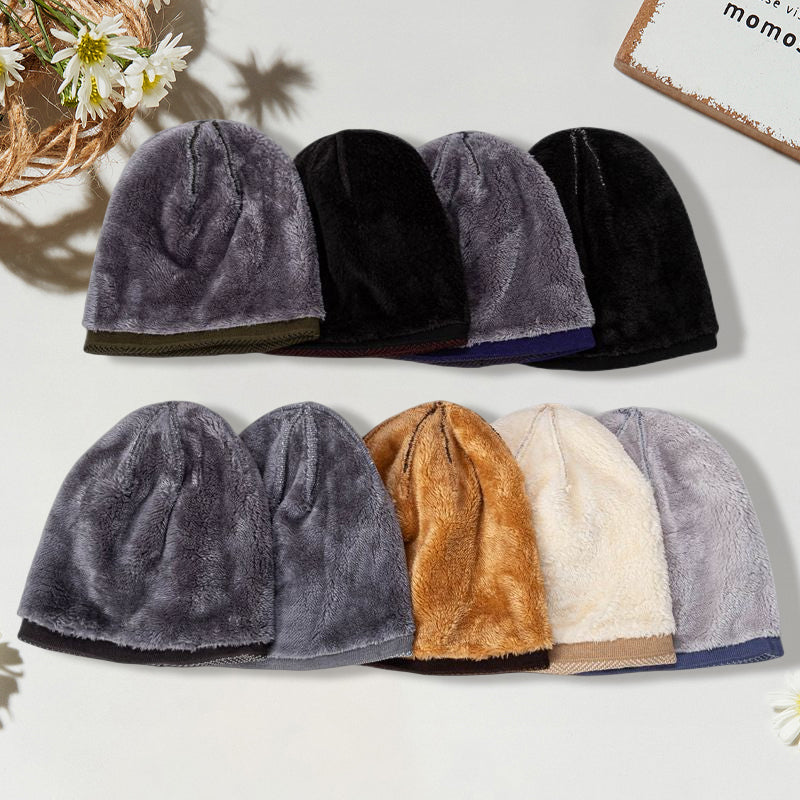 Warm Cozy Fleece Beanie Hat